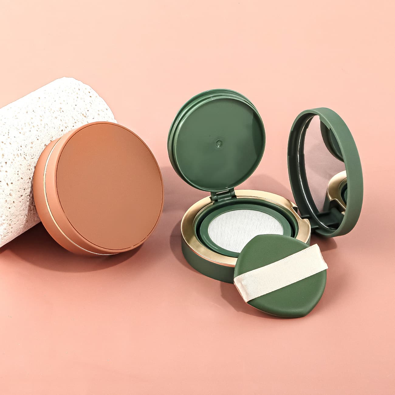 Tangmeike Compatible Cushion Case Round Magnetic Cushion Case Packaging Material Foundation Cream BB Cream Case Empty Cushion Case