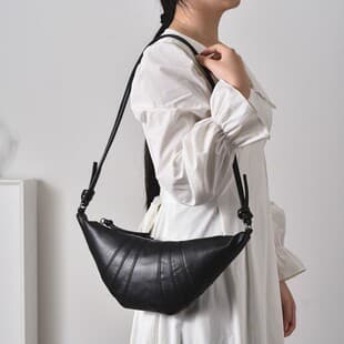 Croissant Bag Genuine Leather Women's Crossbody Bag Horn Bag Ladies' Premium Commuter Dumpling Bag