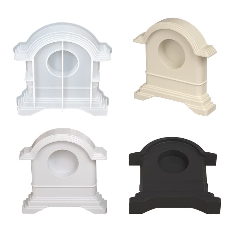 Cross-Border Roman Clock Resin Ornaments Mold DIY European-Style Creative Roman Table Clock Silicone Mold