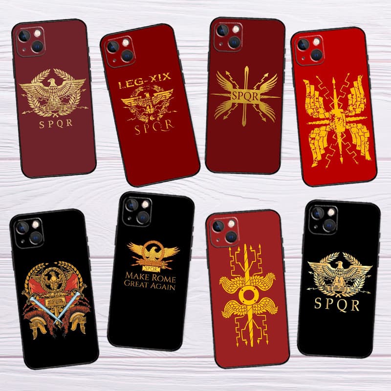 Suitable mobile phone case Roman Empire Legion Shield Badge Case iPhone 15 14 11 12 13 Pro