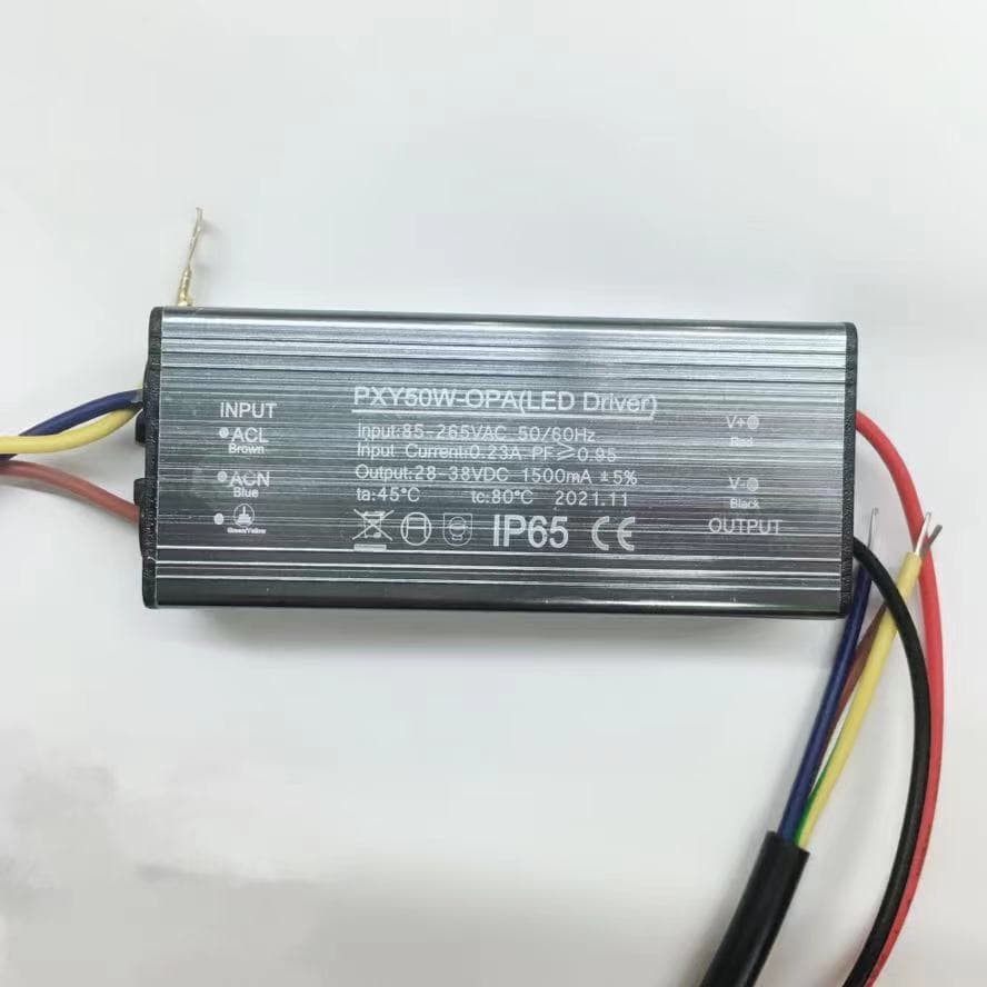 Factory Wholesale LED Waterproof Driver Power Supply for Spotlights 50W Constant Current Waterproof Driver Smart