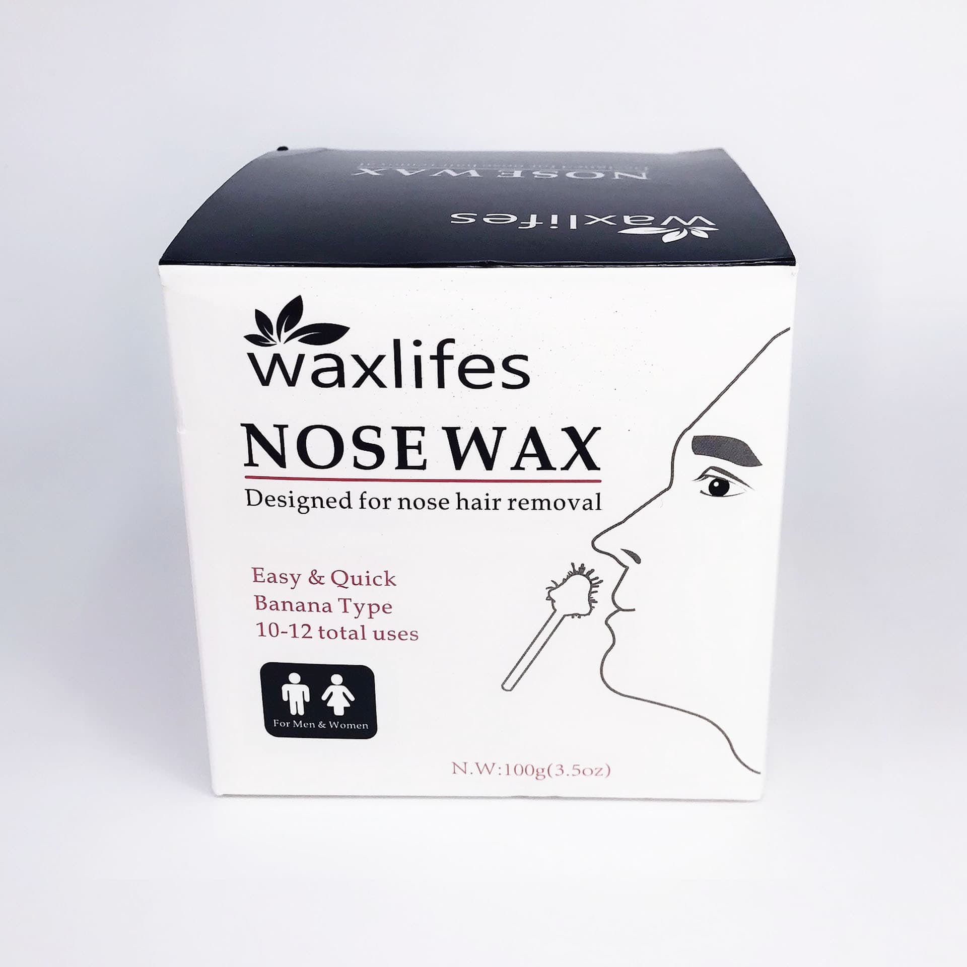 Cross-border Nose Hair Wax Kit, Hair Removal Wax Bean Set, Nose Kit with Hard Wax for One-time Application