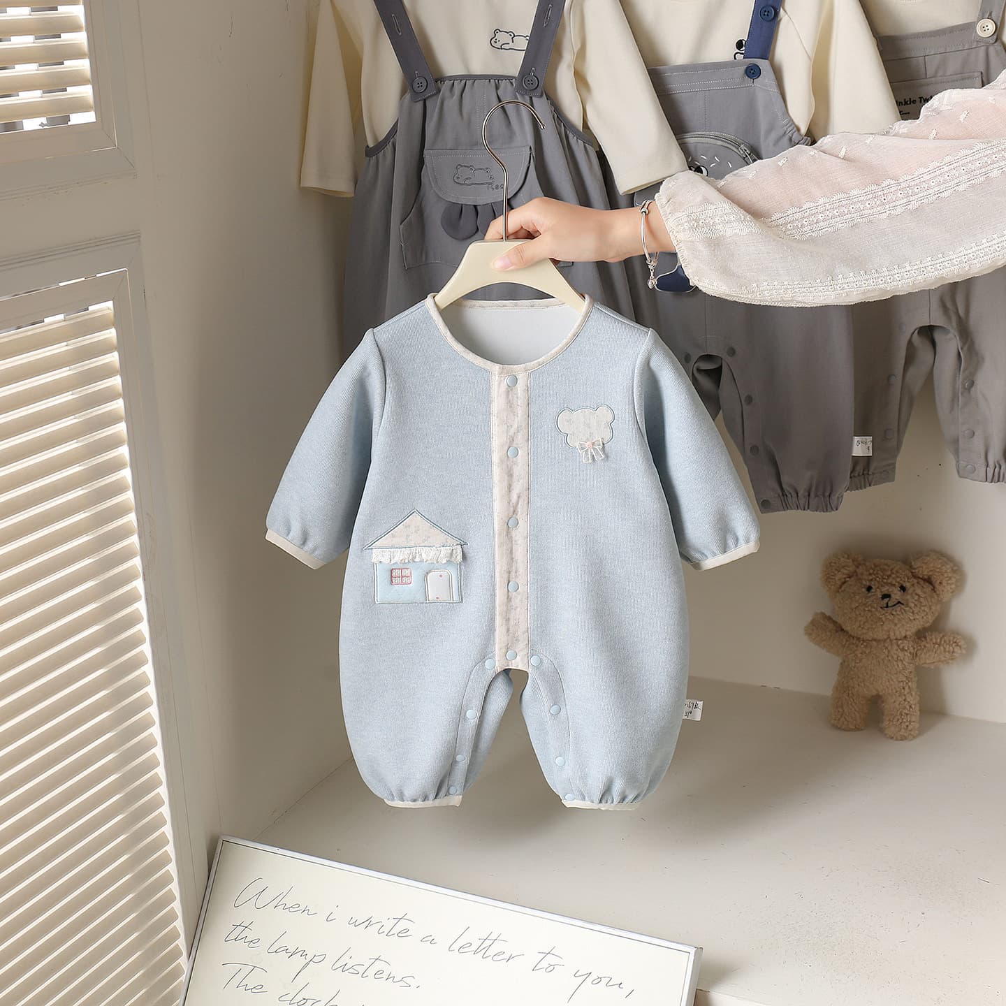 New Baby Spring and Autumn Romper Newborn Outwear Girls Cute Stylish Long Sleeve Fall Jumpsuit