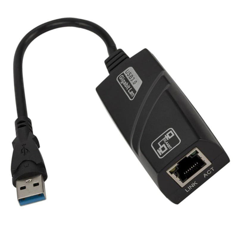 Factory Direct USB 3.0 Network Card 100Mbps Driver-Free External Plug-and-Play to RJ45 Ethernet Cable