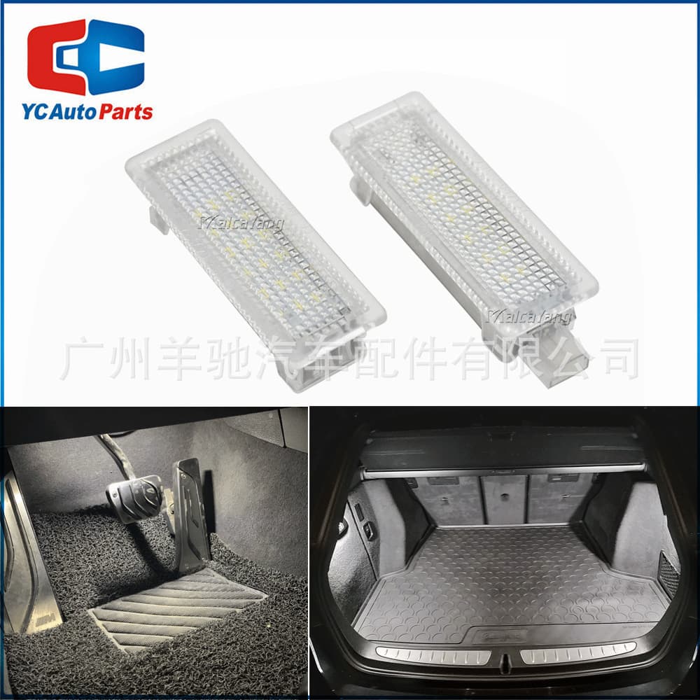 Compatible with BMW E81 E90 E60 E63 E65 E70 Car Footwell LED Door Light Welcome Light Ambient Light