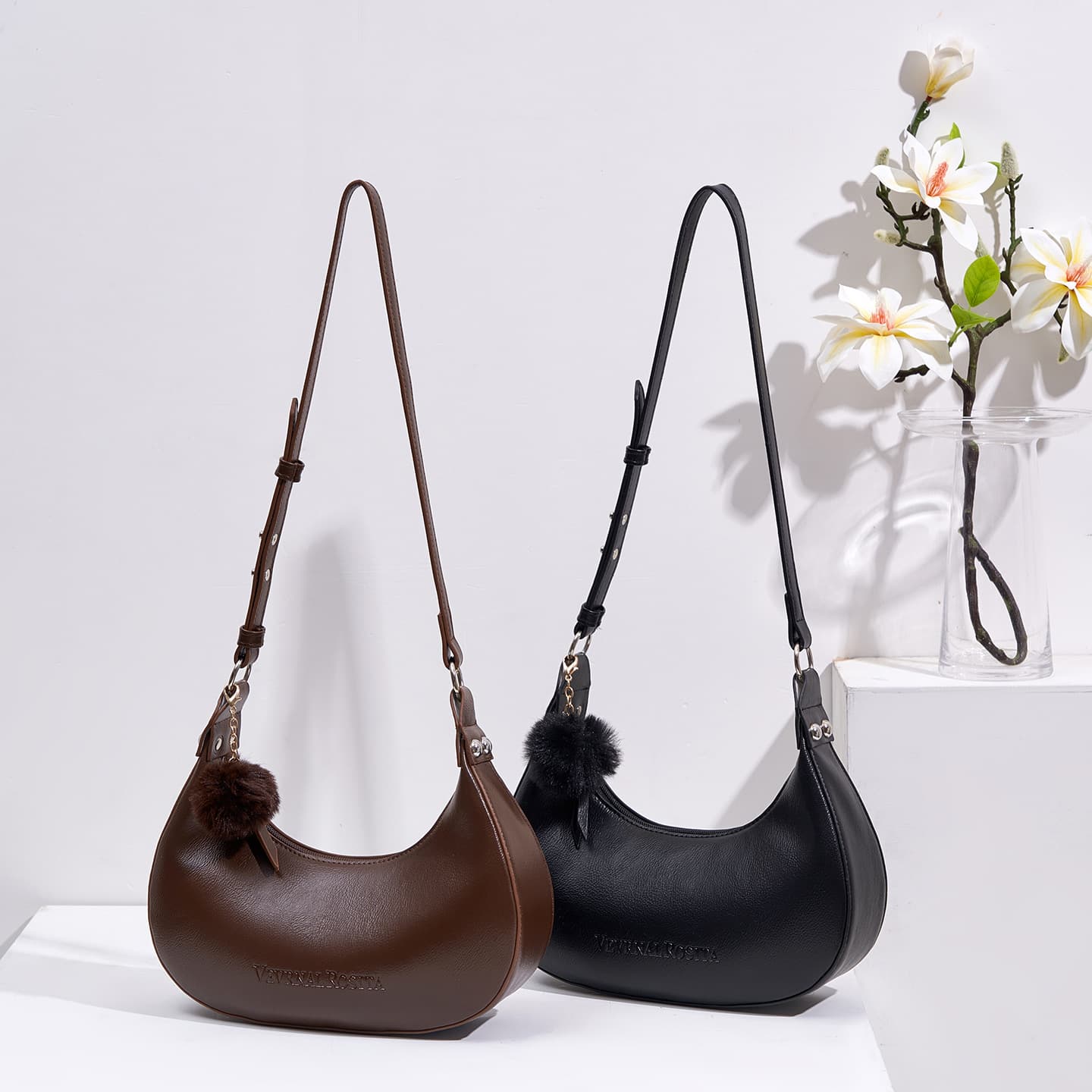 VR Underarm Bag, Fashion Bag for Women, Summer Light Luxury Premium Horn Bag, Crossbody Bag