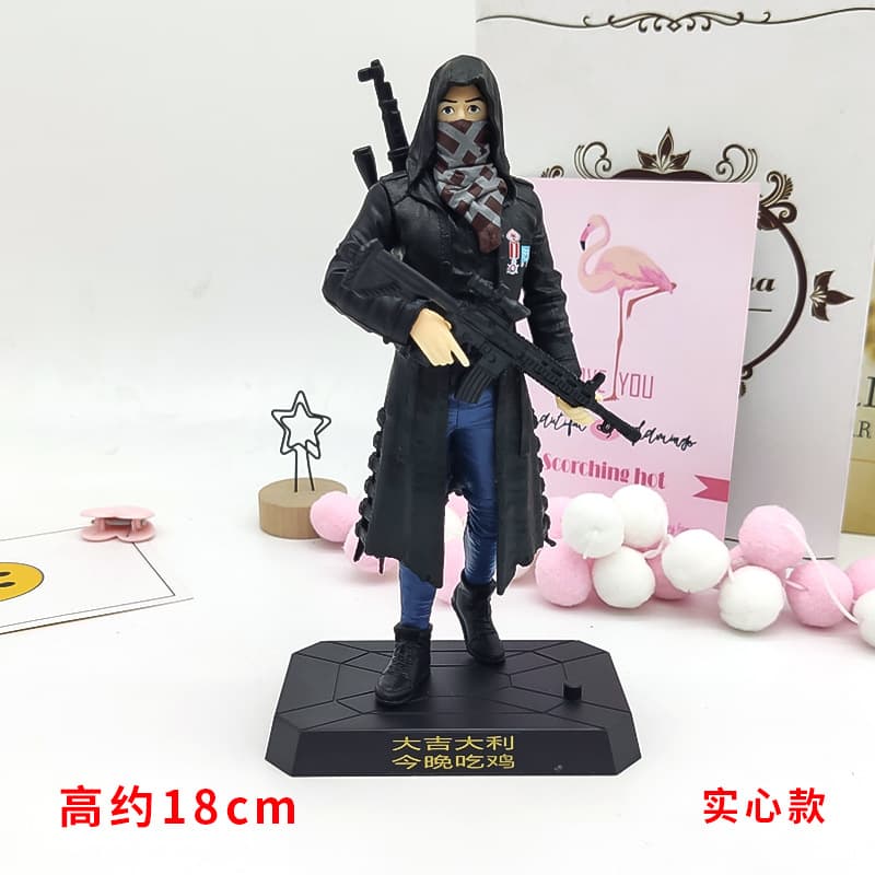 PlayerUnknown's Battlegrounds Birthday Cake Decoration Ornaments Good Luck Night Chicken Doll Party Creative Arrangement Cards