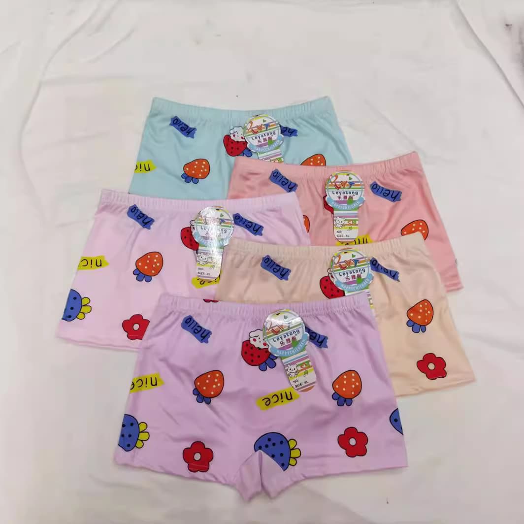 Milk silk children's underwear foreign trade girls' boxer briefs for middle-aged and older children's boxer shorts manufacturers wholesale children's styles
