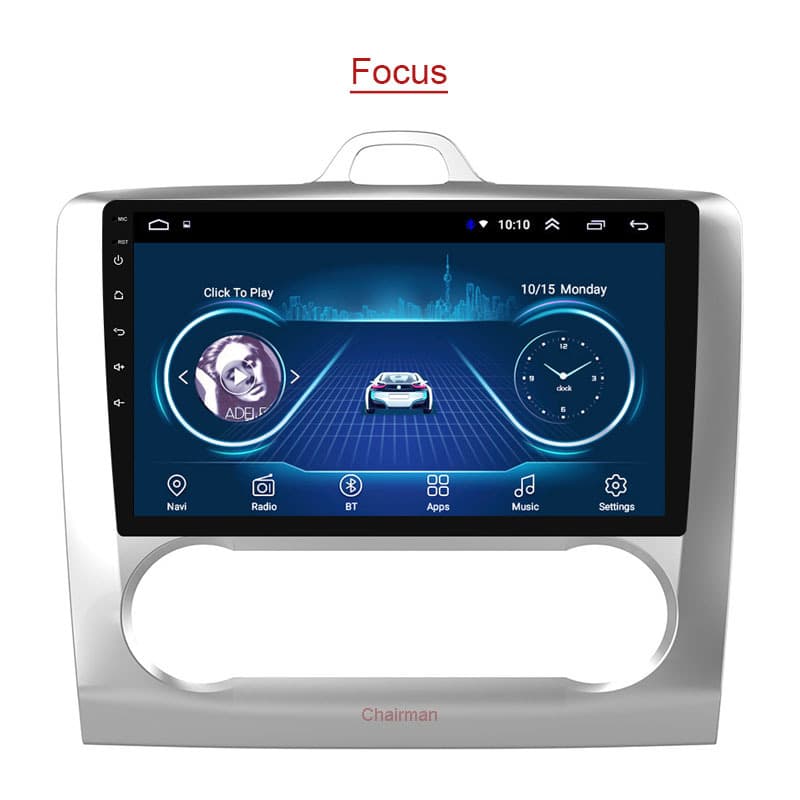 Compatible with 2006-2011 Ford Focus Car Android GPS Reverse Camera Large Screen Navigation