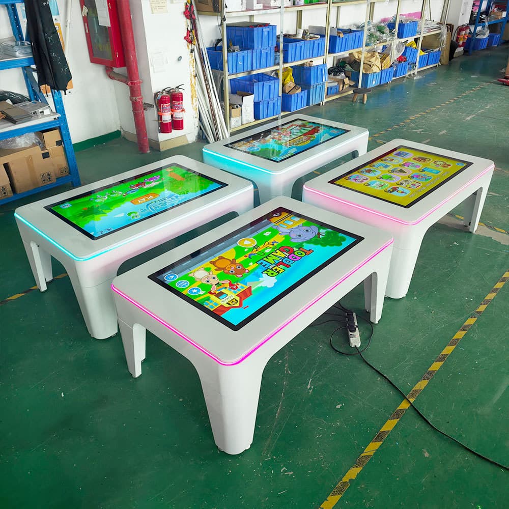 43-inch children's learning game table factory directly supplies DIY smart touch table touch inquiry machine