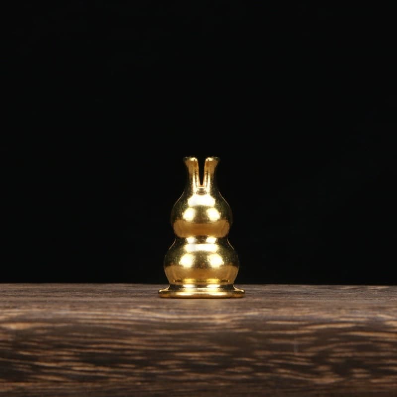 Copper Alloy Gourd Incense Stick Holder Incense Insert Copper Small Incense Holder Coil Incense Stand Incense Tray Incense Burner Accessory Incense Ceremony Accessory