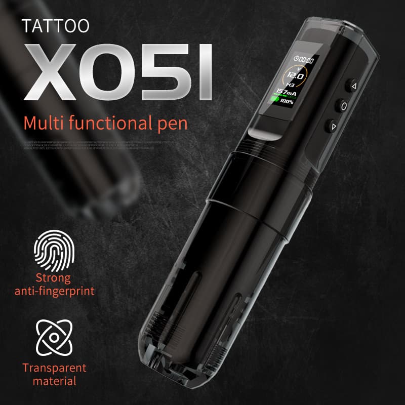 Lanrui wireless charging tattoo pen secant fog all-in-one machine motor pen LED color screen battery pen cross-border wholesale