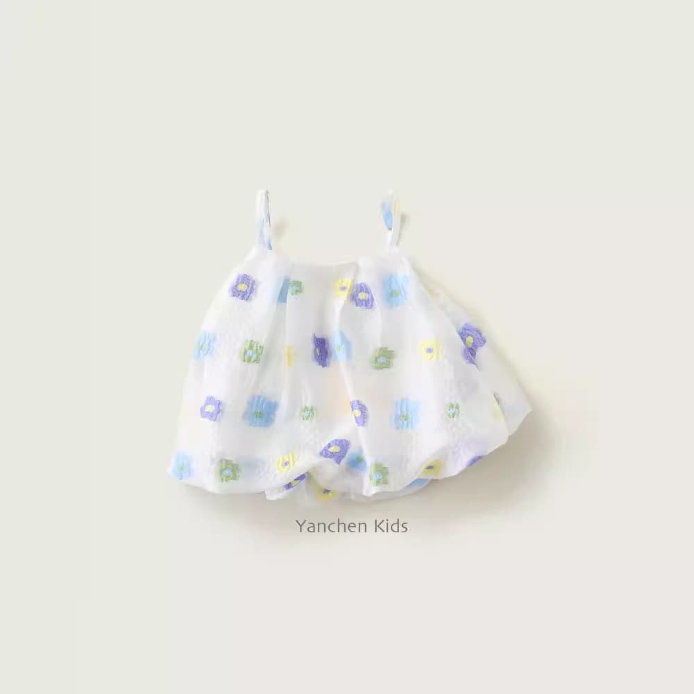 【Clearout Special! No returns or exchanges] Girls Summer Suit Thin Baby Casual Sleeveless Top Summer Clothes