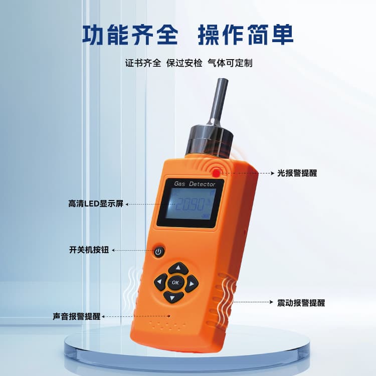 Explosion-proof Portable Ammonia Gas Detector Oxygen Sulfur Dioxide Odor Gas Leak Concentration Alarm Detector