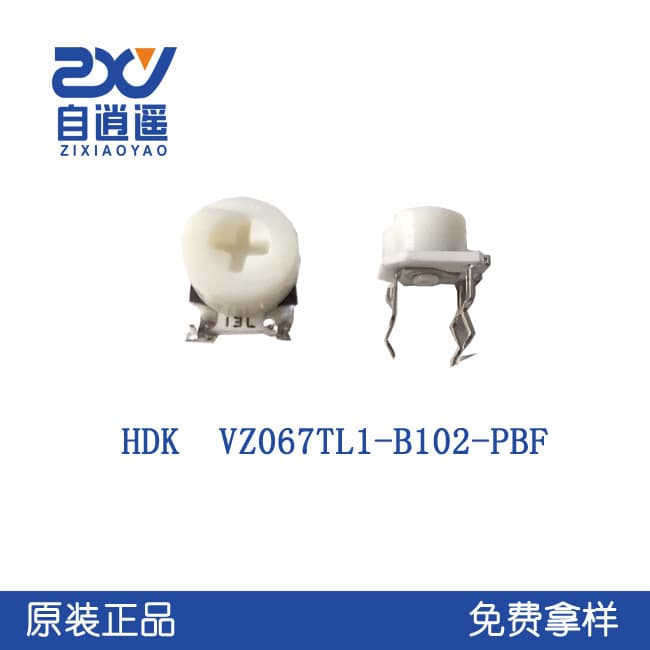 Hokuriku (HDK) VZ067TL1-B102-PBF 1K Horizontal Through-Hole Adjustable Resistor Replacement for TL7 Potentiometer