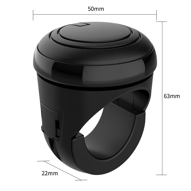 3R Car Steering Wheel Universal Spinner Knob Vehicle 360 Degree Assist Knob Effort Saving Metal Bearing Steering Assist Knob