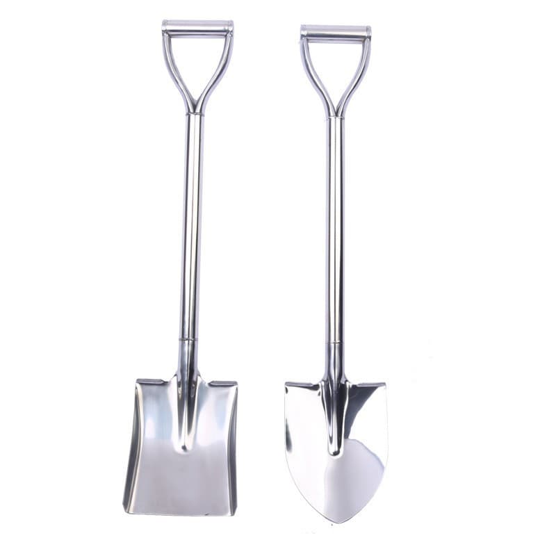Stainless Steel Integrated Shovel, Thickened Agricultural Tool, Home Weeding Tool, Outdoor Digging, Beach Shovel