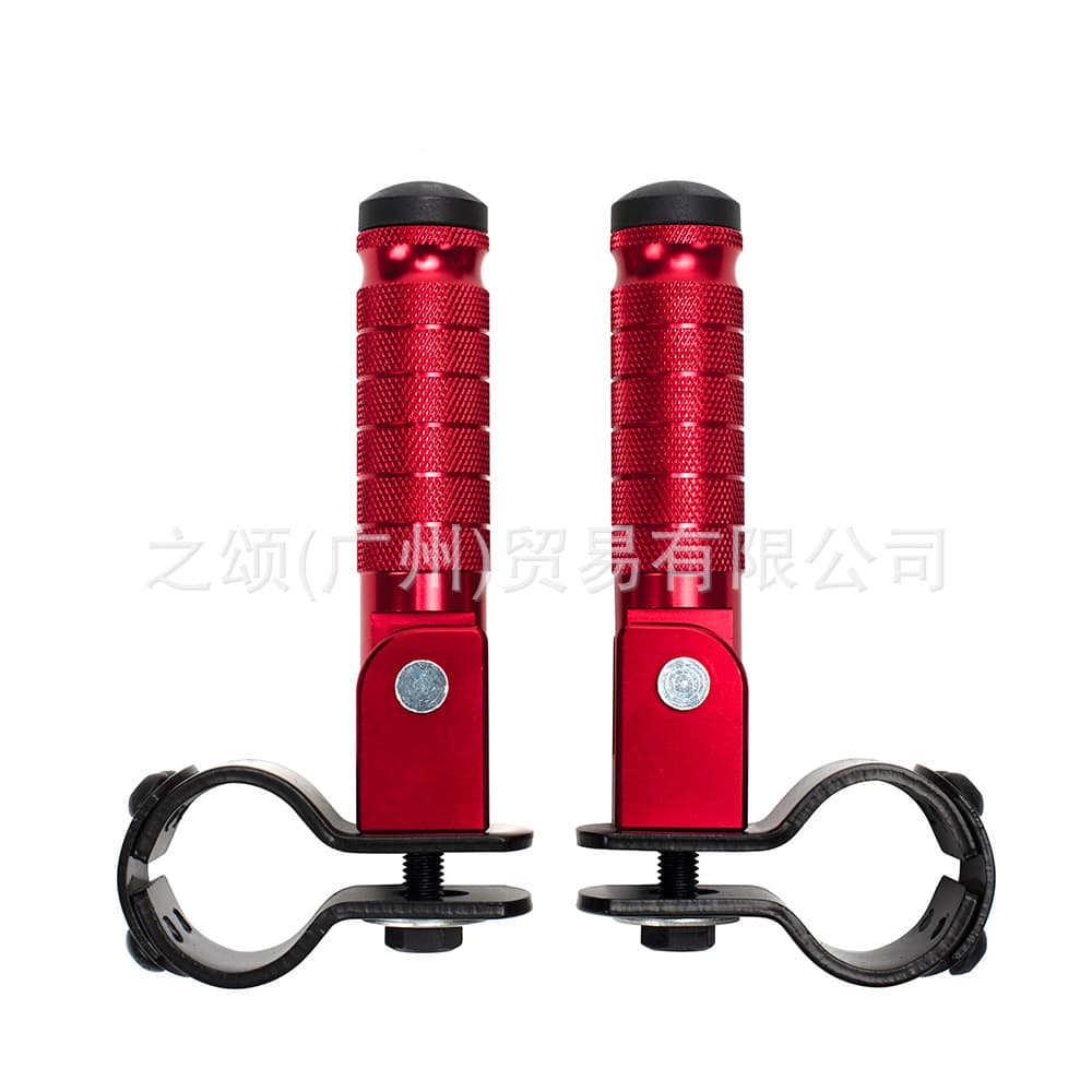 Foldable aluminum alloy pedals for motorcycles and electric vehicles, including those from Niu, Yadea, and Tailing.