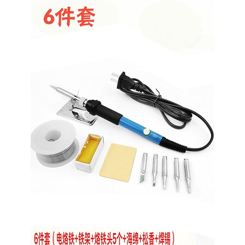 60W Adjustable Temperature Soldering Iron Set, Internal Heating, Household Constant Temperature Soldering Pen, Electronic Repair Soldering Tool