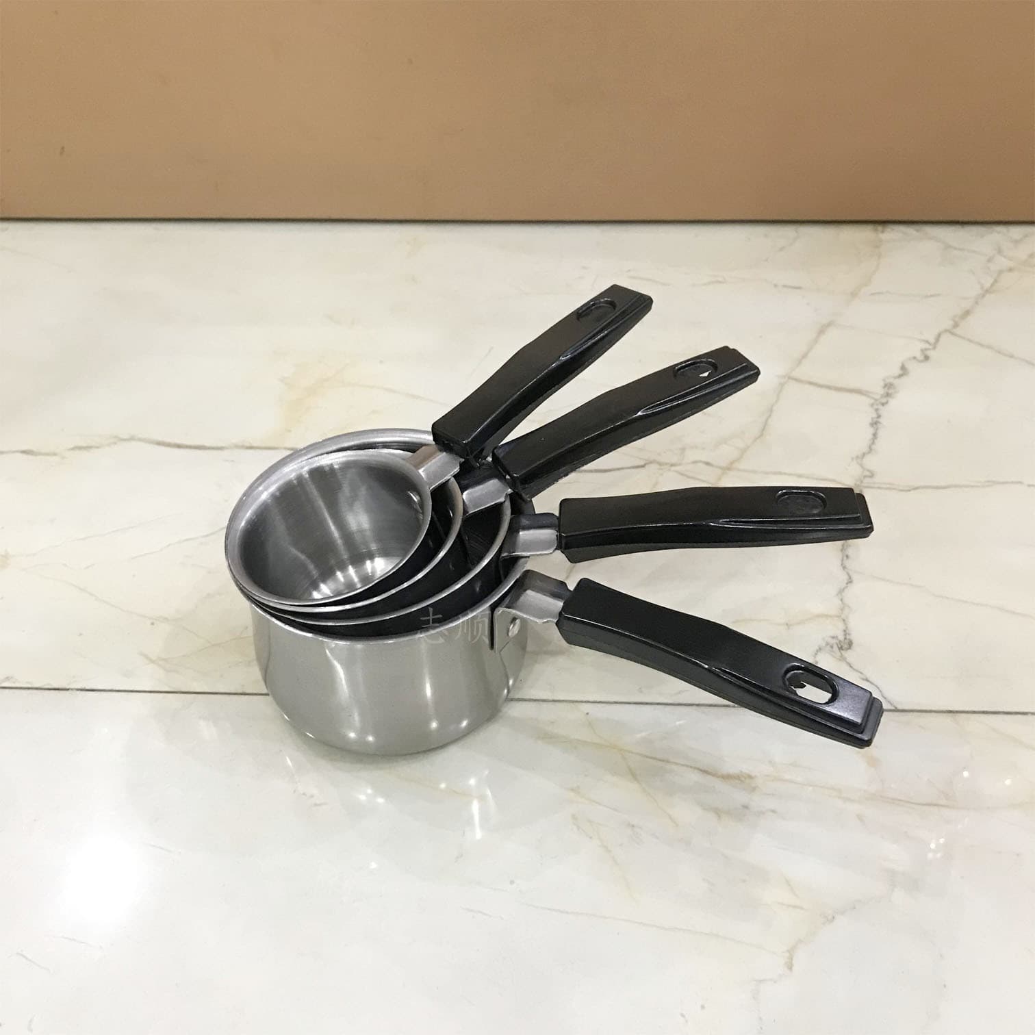 Stainless Steel Coffee Cup Milk Cup 4-Piece Set with Magnetic Milk Cup Set Handle Heating Milk Pot Drum-Type Frother