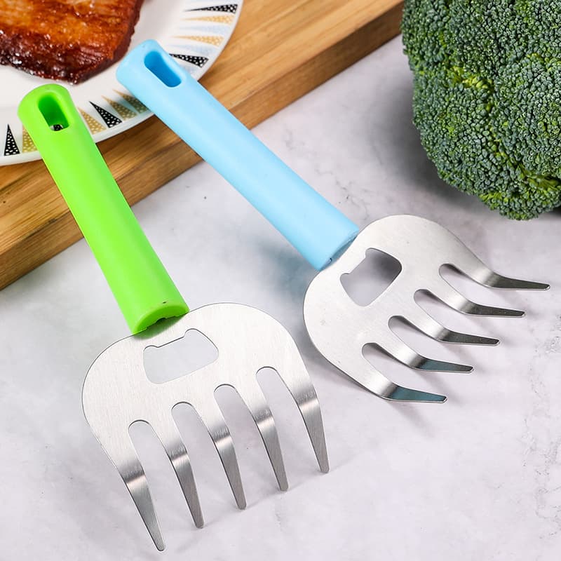Stainless steel meat tearer multifunctional meat cutter bear claw meat splitter home kitchen hand guard meat cutter vegetable cutter