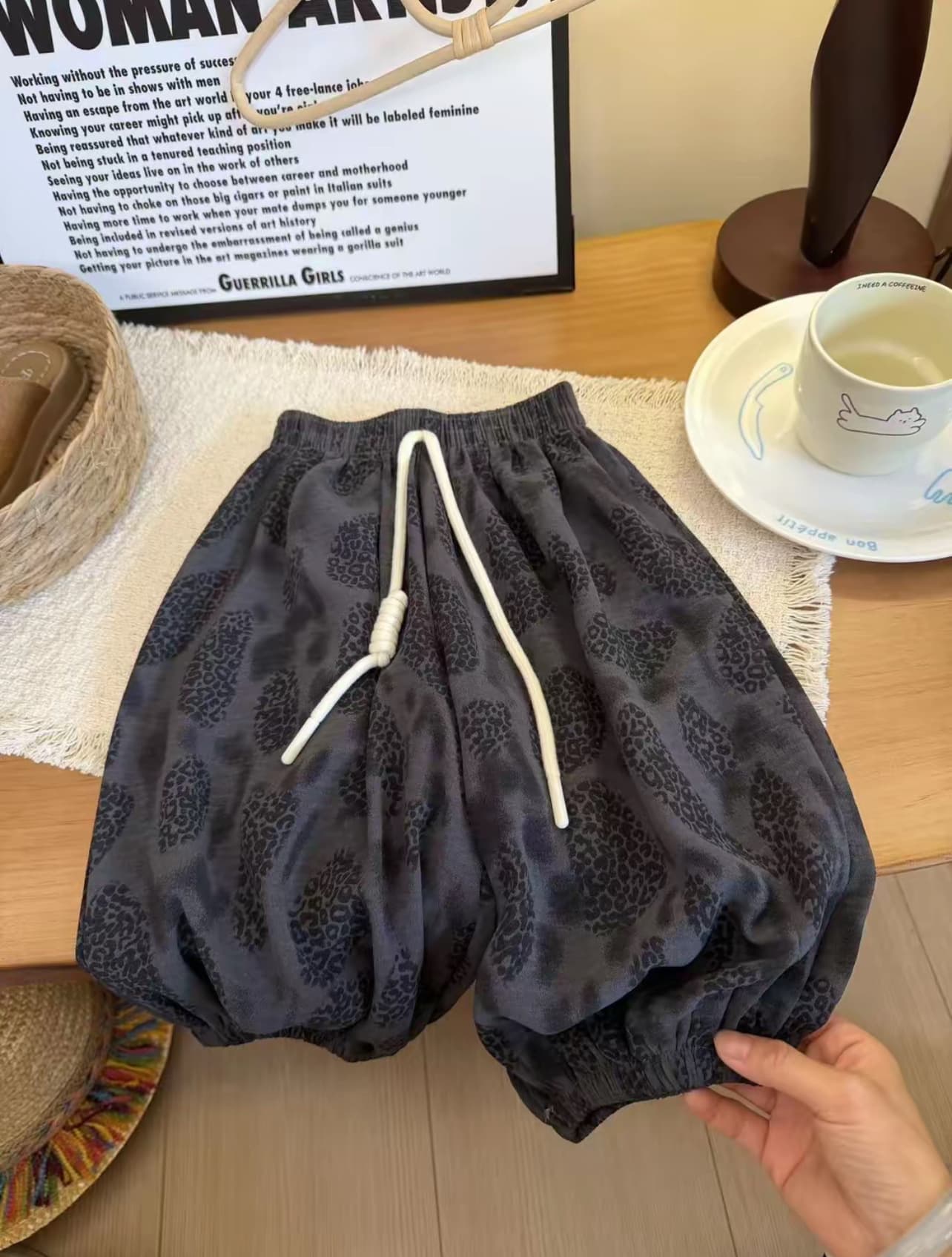 [Forest Style Mosquito-Repellent Pants] Unisex Kids Summer Thin Casual Versatile Mosquito-Proof Cool Pants, Air Conditioning Pants, Sleep Pants