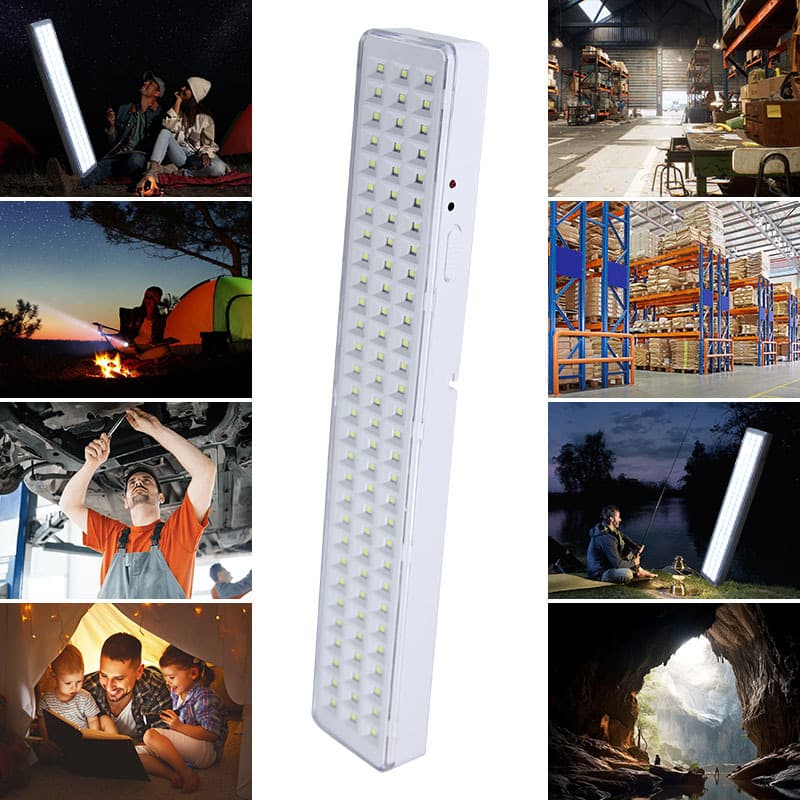 Portable 90LED Rechargeable Light Outdoor Light Portable Camping Stall Lighting Wall Mounted Emergency Light