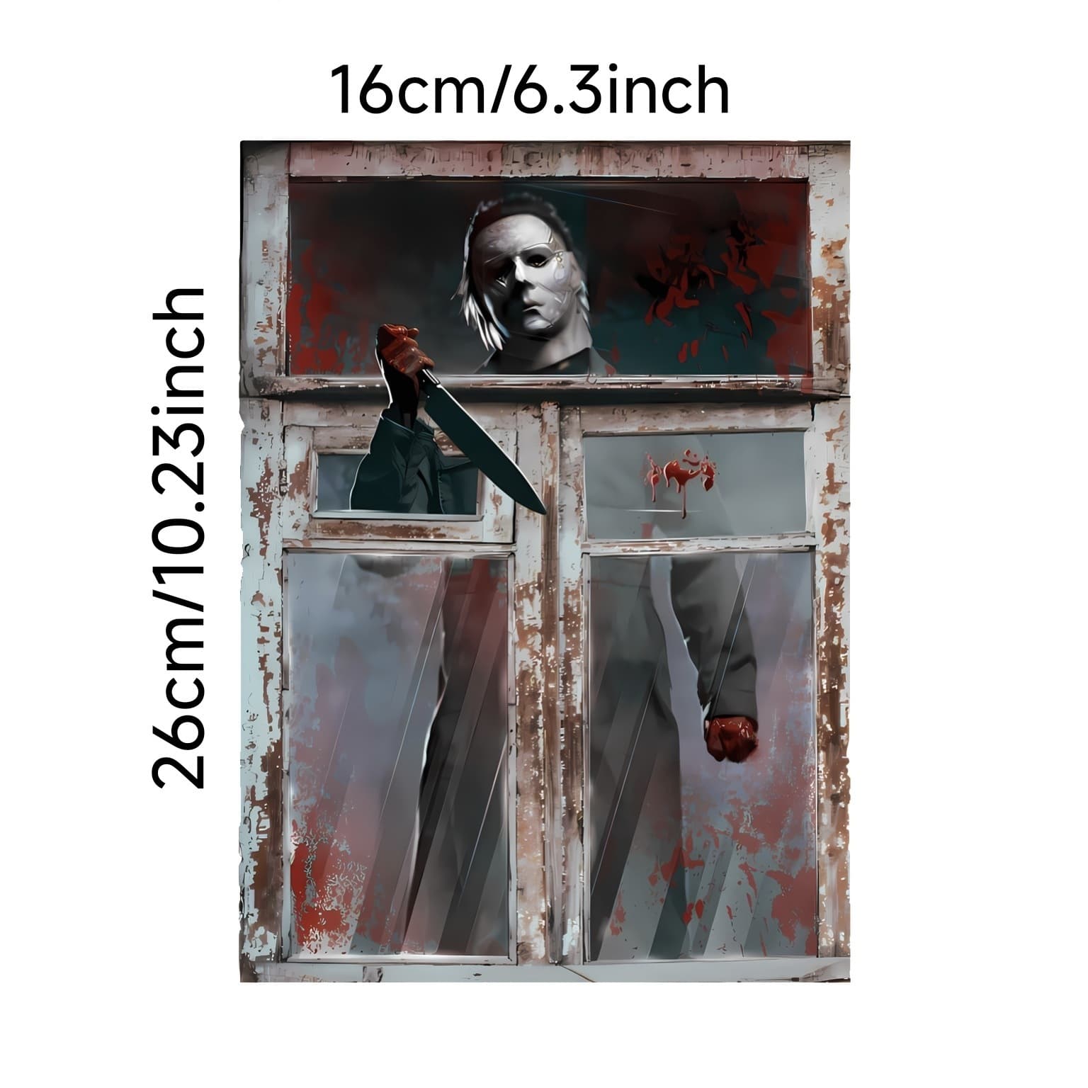 Halloween new horror killer blood handprint stickers window stickers wall stickers festive atmosphere decoration home stickers