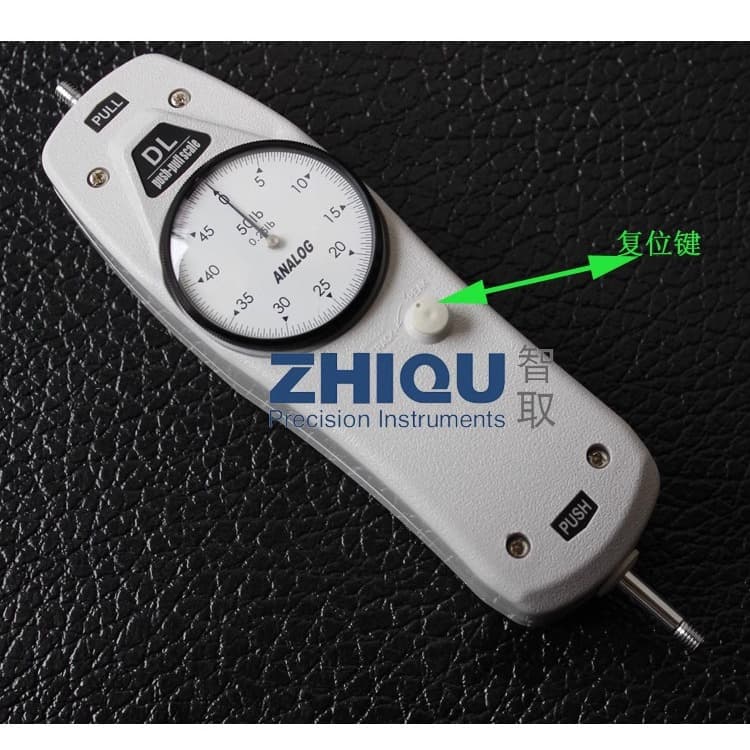 DESIK DL-2/5/10/20/50/100 Pointer Push-Pull Force Gauge (Newtons/Pounds) Portable Force Meter