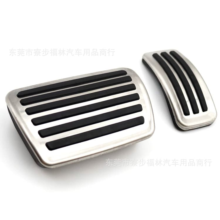 For New Cayenne Audi New Q7 Q8 Accelerator Brake Pedal No Drilling Stainless Steel Metal Pedal