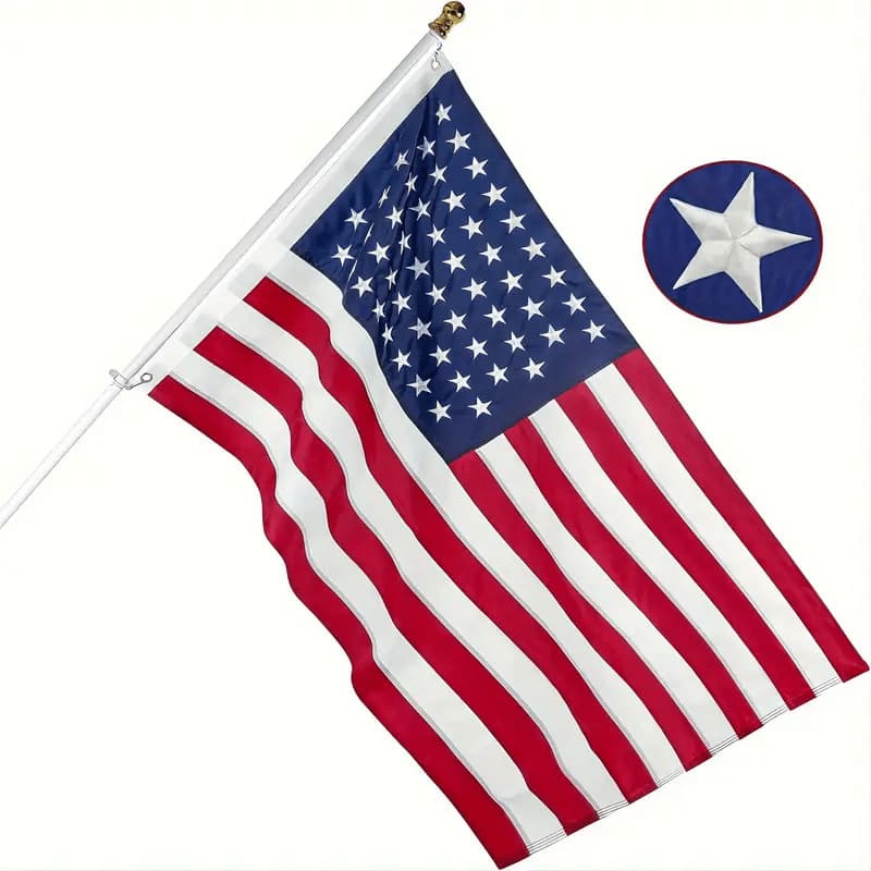 2025 New Cross-border Drop Shipping Durable American-Made with Embroidered Brass Grommets