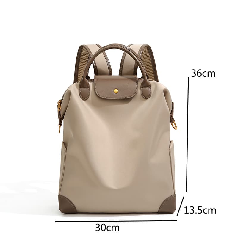 Fashionable and Premium Women's Backpack, Daily Versatile Commuter Laptop Backpack, Lightweight Large Capacity Nylon Backpack