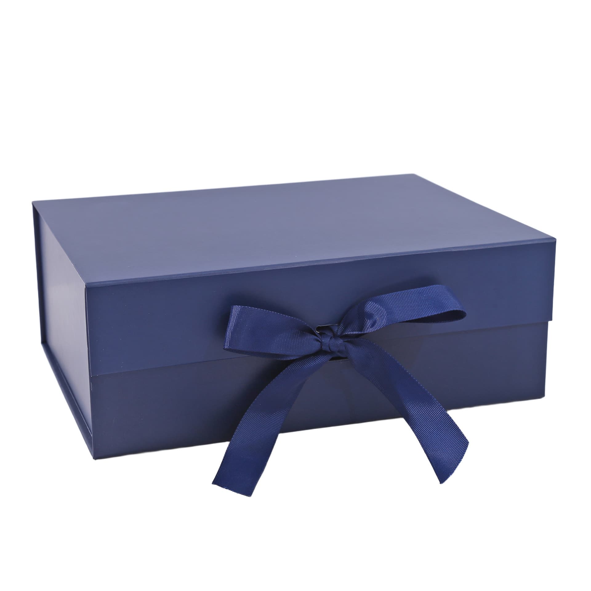 One-Piece Flip-Top Folding Box with Ribbon Packaging Gift Box with Bow, Valentine's Day Birthday Party Gift Box