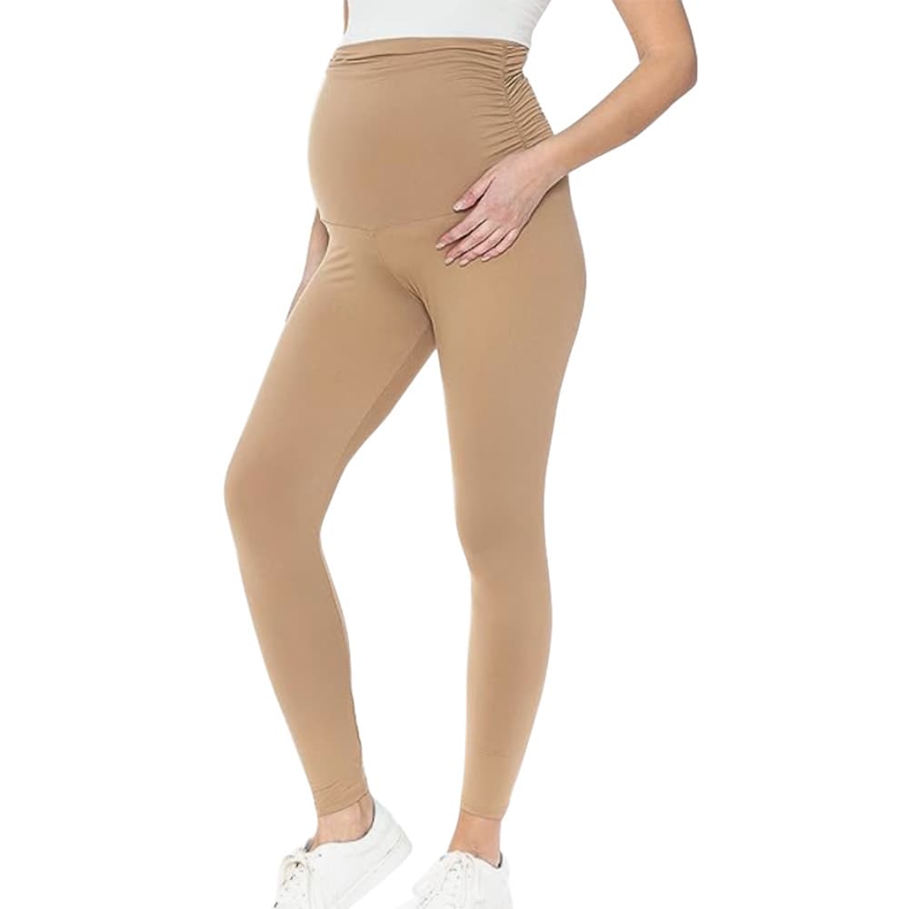 Amazon New Maternity Yoga Pants Women's Stretch Elastic Support Belly Band Pants Cross-border Maternity Long Pants 8 Colors