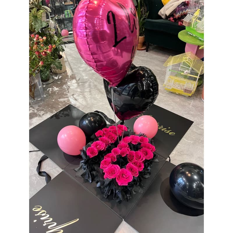 Digital Surprise Flower Box Valentine's Day Box Empty Box Birthday Gift Box Trendy Surprise Box Explosion Box