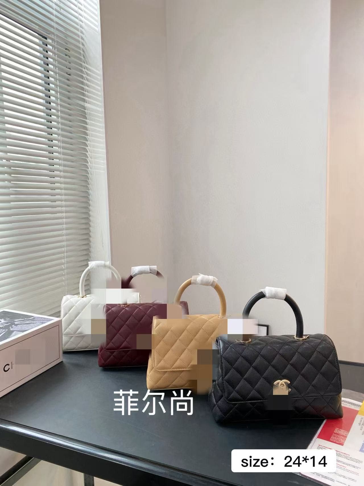 Minimalist Elegant Caviar Handbag Versatile Shoulder Bag Crossbody Bag Fashionable Quilted Chain High-End Light Luxury