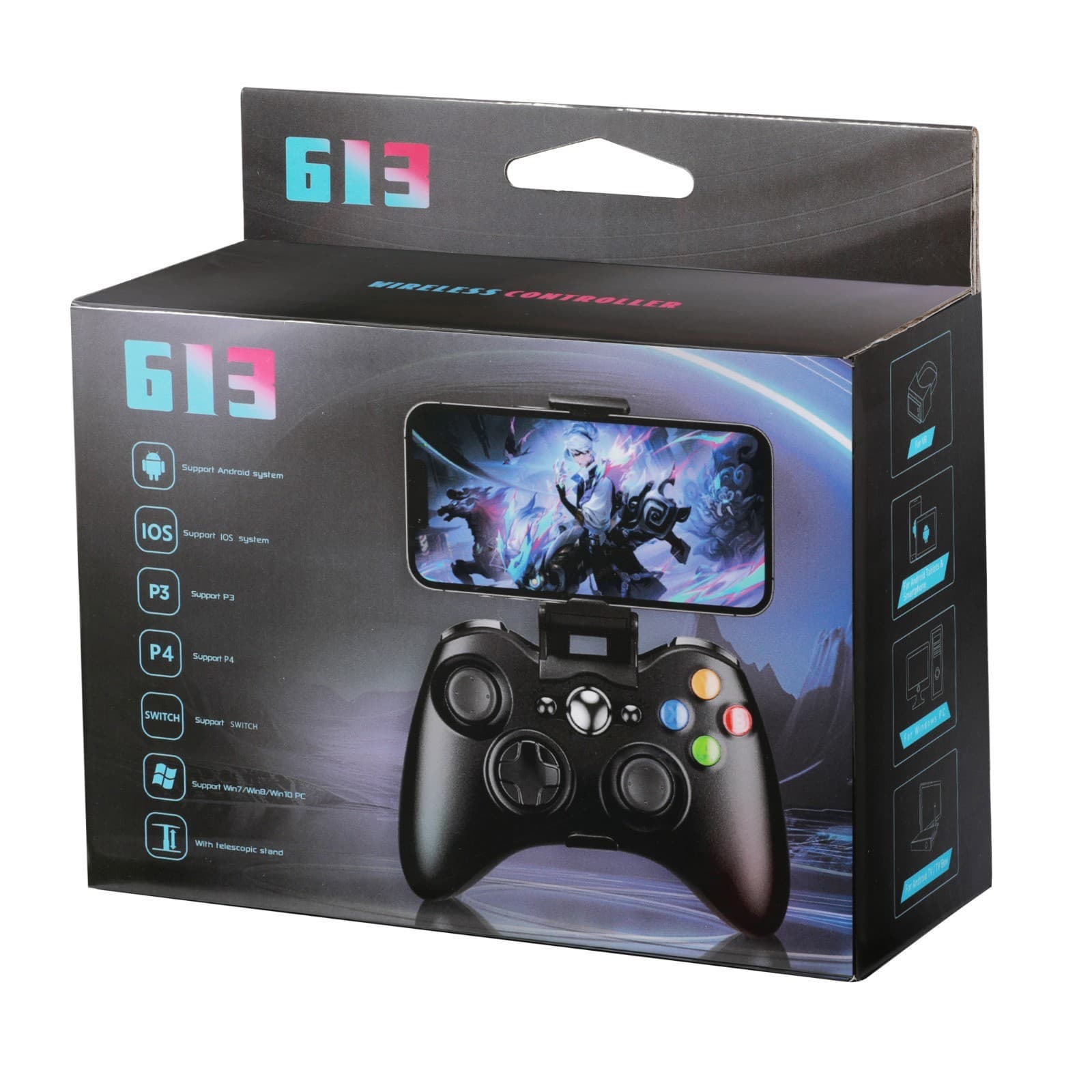 X360 Game Controller Bluetooth Low Latency Mobile Game Honor of Kings PS3 Wireless PC Console Joystick