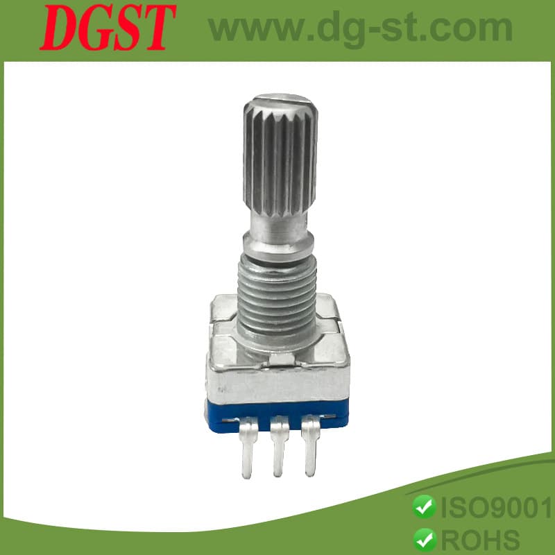 Wholesale Type 11 rotary encoder, car audio volume control encoder switch, 11mm thick thread encoder