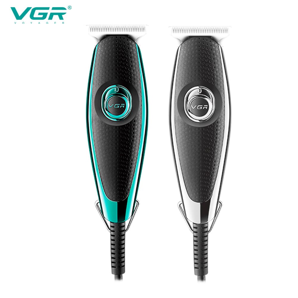 Vgr099 Corded Electric Hair Clipper with 3 Blades, High-Power Professional Plug-In Clipper, Detachable Electric