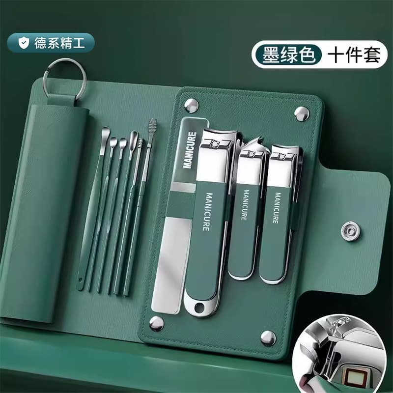 Stainless steel pedicure nail clippers full set of professional manicure tools nail clippers nail scissors set with good quality