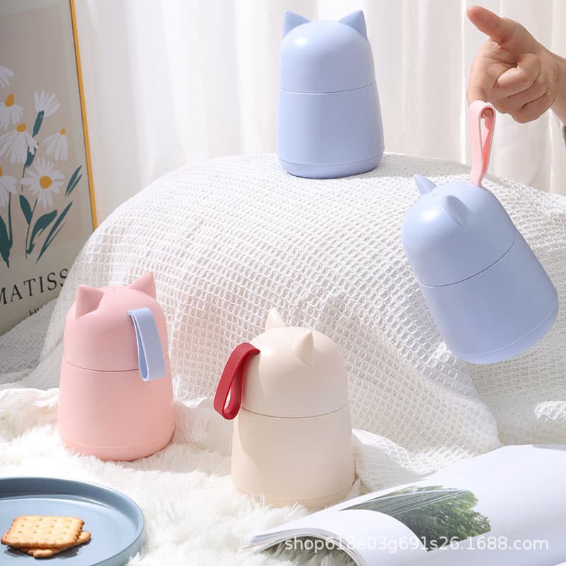 Creative Instagram Cute Style Cup Portable Female Student Dorm Sealed Porridge Cup Milk Oatmeal Portable Sealed Cup