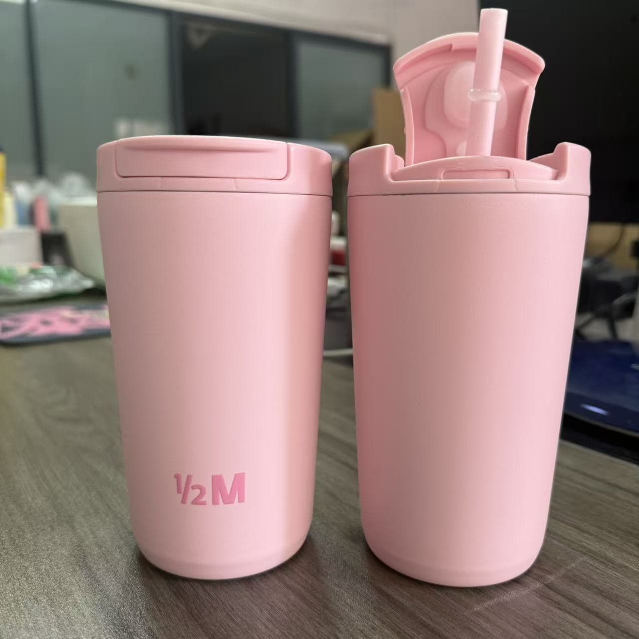 New 1/2M Middle Eastern coffee cup 304 stainless steel coffee cup high-value insulated cup portable car straw cup