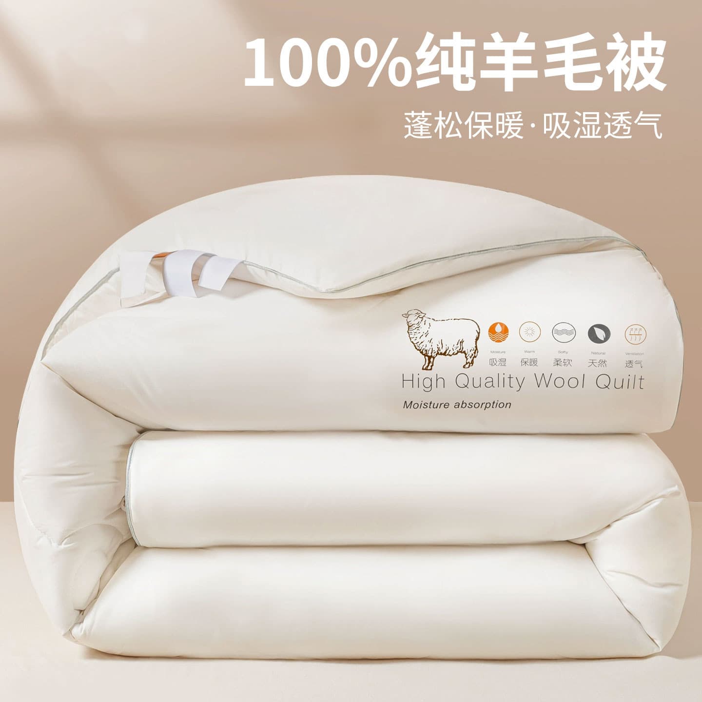 Wool Blanket Duvet 100% Pure Wool Winter Cashmere Quilt Thickened Warm Dorm Single Cotton Bedding Spring/Autumn Quilt