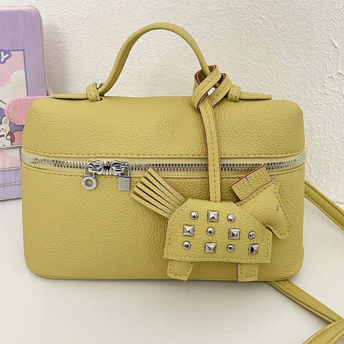 Korean simple and popular handbag women's new fashion versatile shoulder bag high-end niche commuter crossbody bag