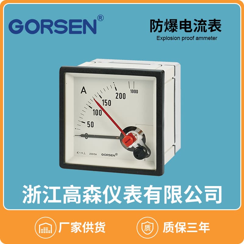 Manufacturer Supply Marine Wide-Angle Pointer Explosion-Proof Ammeter Wattmeter Type E Multiple Dimensions Product Model
