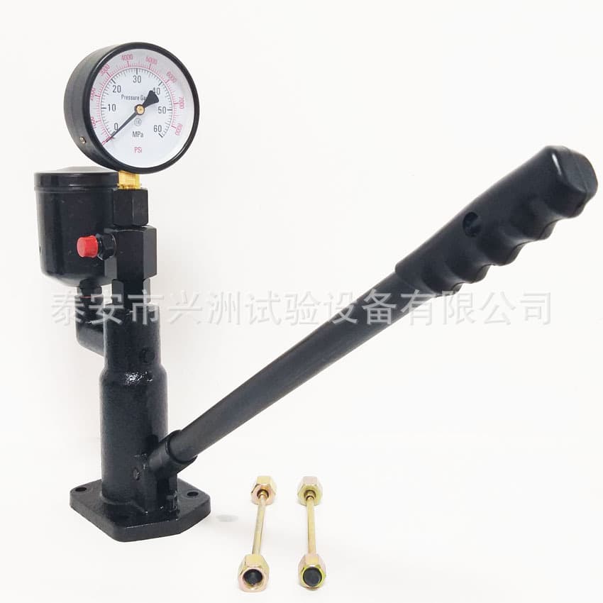 Ps400ai Spray Nozzle Tester Oil Pump Pressure Gauge Oil Spray Detector Test Bench Hand Press Pump