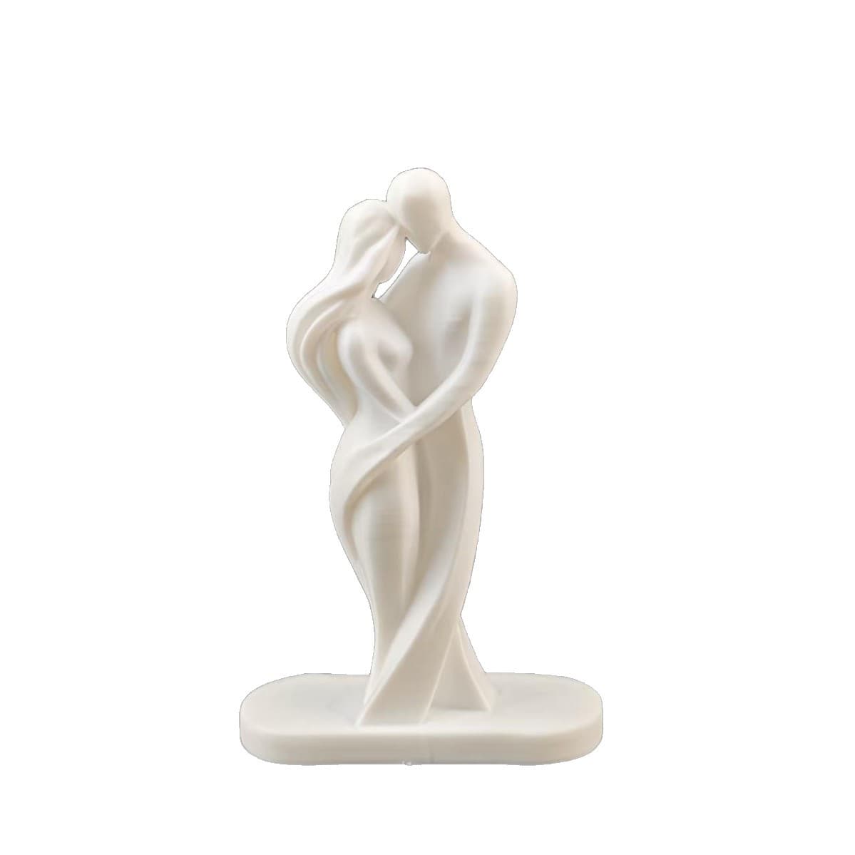 3D Printed Modern Art Ornament Embracing Lovers Statue Home Desktop Decorative Craft Cross-Border Wholesale