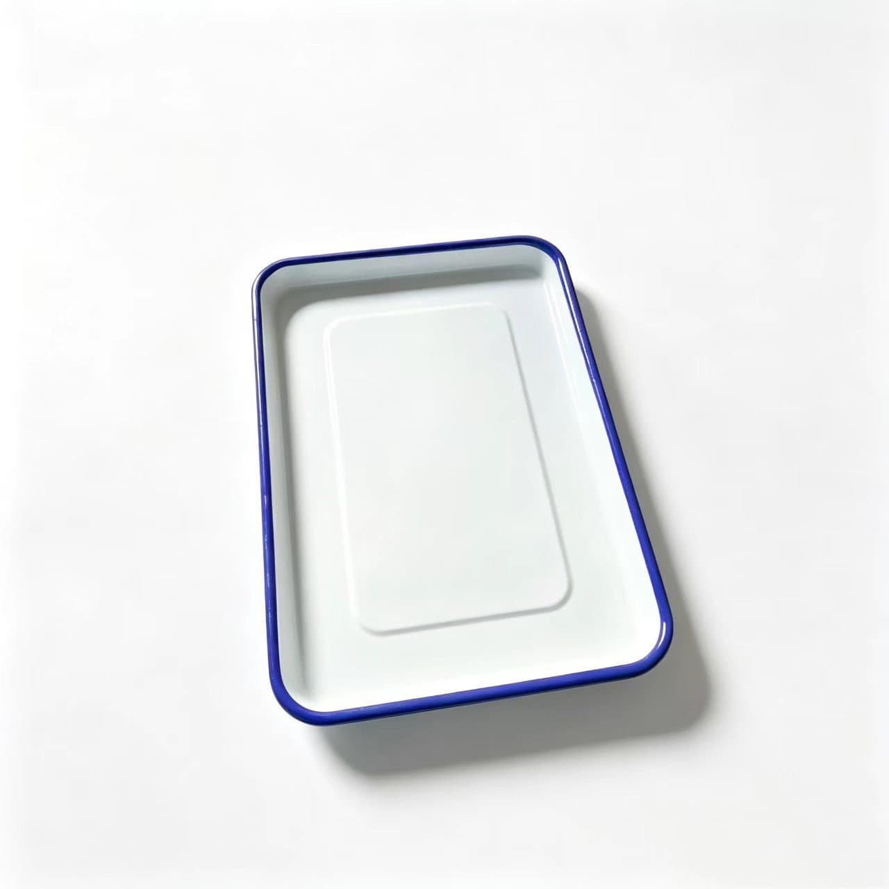 Wholesale Export Thickened Chemical Laboratory Corrosion-Resistant Enamel Tray Dish Medical Rectangular Tray Enamel Pan