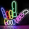 Good Vibes Multi-Purpose Party Gift Decoration Night Light Birthday Gift Bedroom Living Room Colorful Neon Light