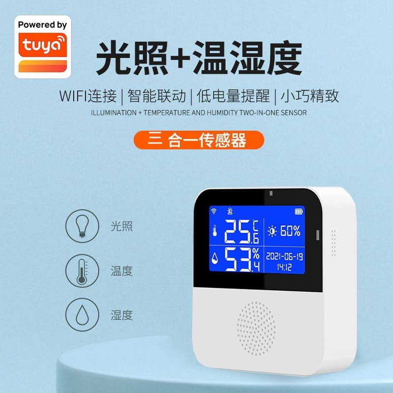 Tuya Smart WiFi Temperature and Humidity Sensor Zigbee Electronic Thermometer Indoor Wireless Mobile Phone Remote